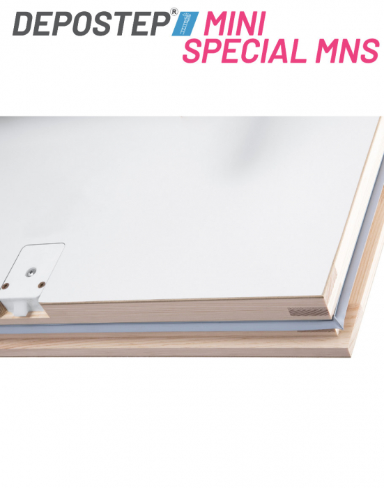 DEPOSTEP MINI SPECIAL MNS H 260-265 scara pod scurta, metalica cu trepte din lemn [2]