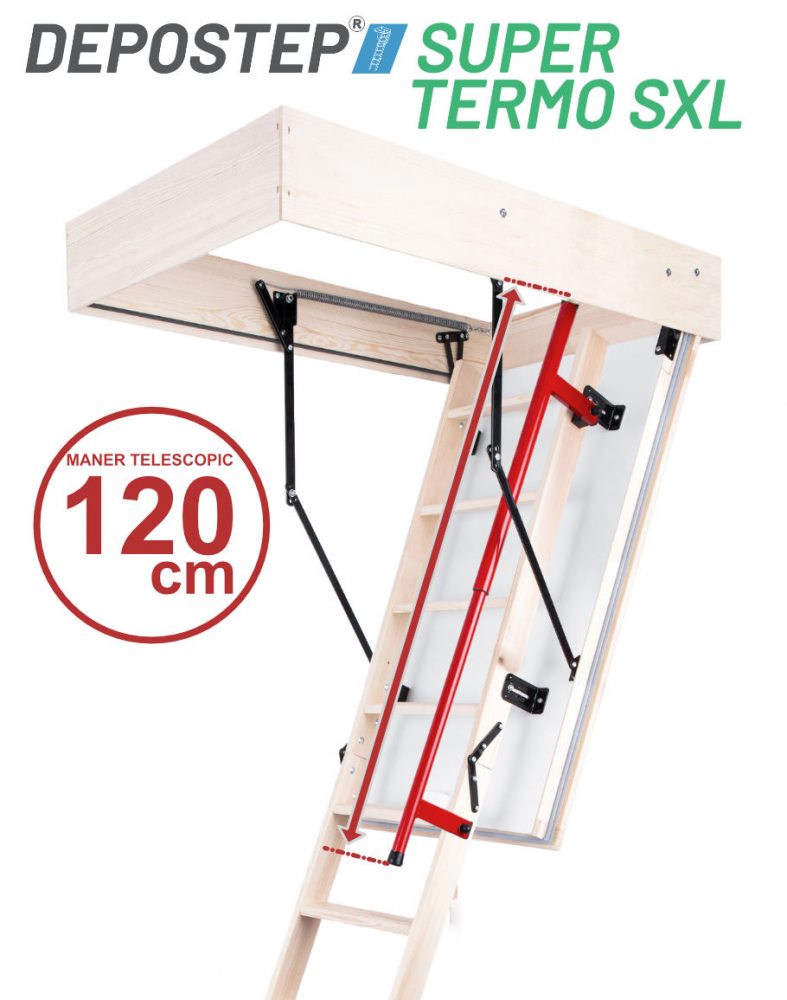 DEPOSTEP SUPER TERMO SXL scara pod din lemn supertermoizolata [3]