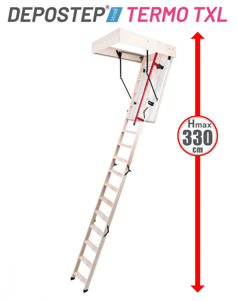 DEPOSTEP TERMO TXL scara pod din lemn pentru incaperi de pana la 330cm [2]