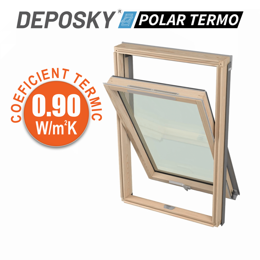 Fereastra mansarda Deposky Energy 4 sticle [1]