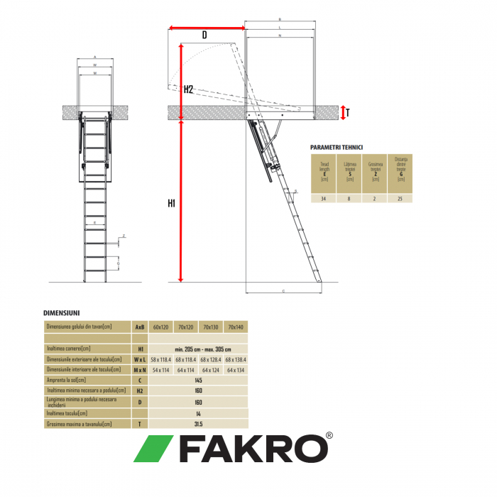 Scara pod culisanta Fakro LDK [2]