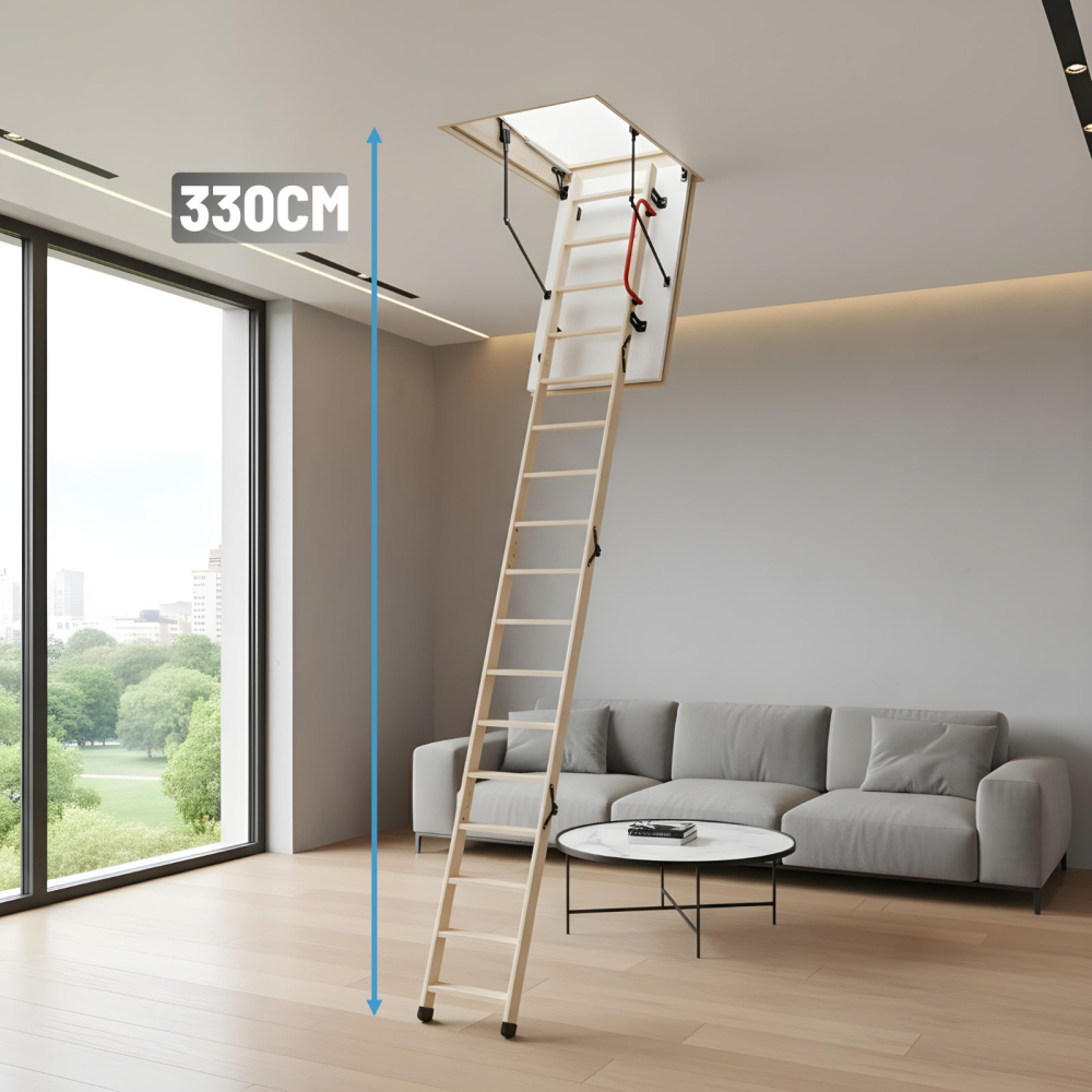 Scara Pod DEPOSTEP ANTIFOC A 45L H330 din lemn, rezistenta la foc 45 de minute [2]