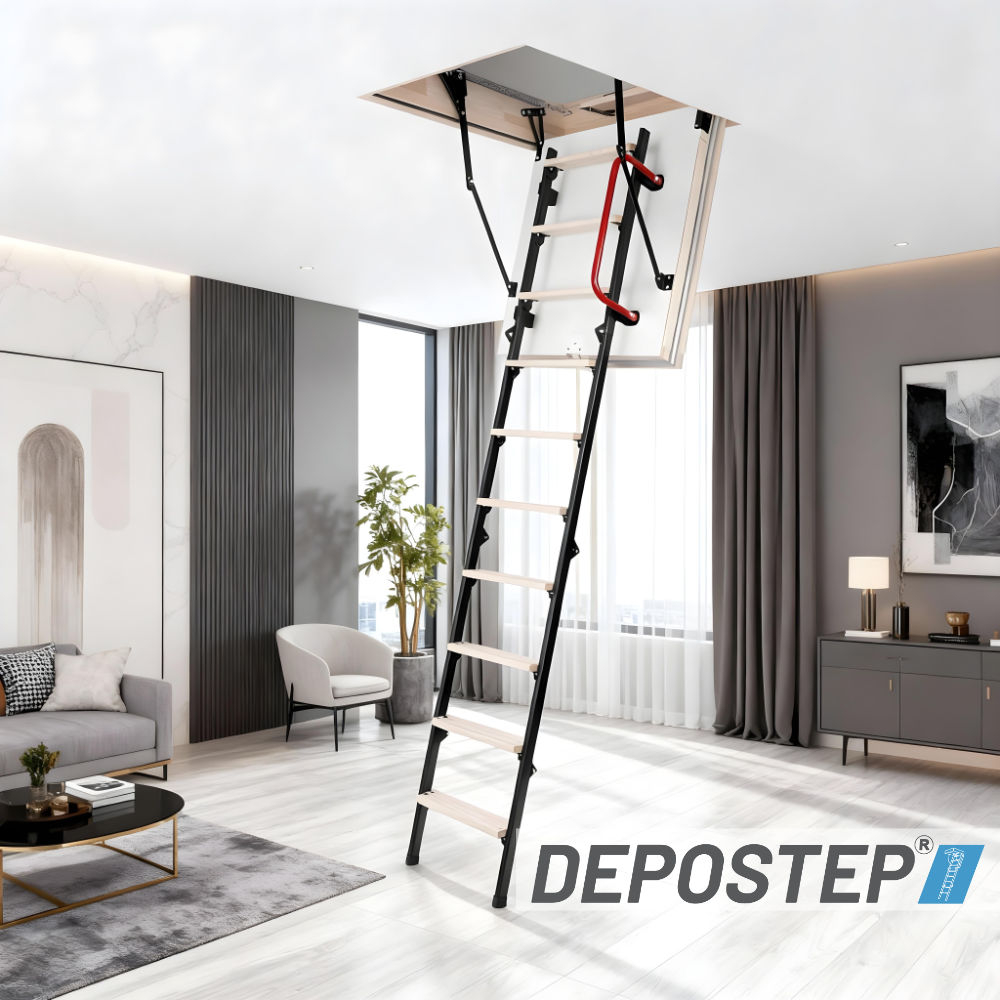 DEPOSTEP MINI SUPER TERMO MST scara pod metalica cu trepte din lemn [2]