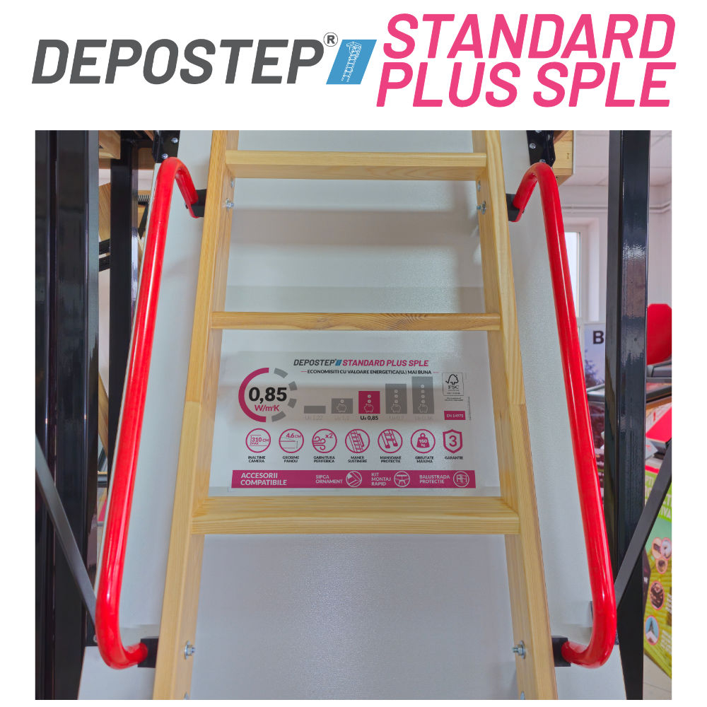 DEPOSTEP STANDARD PLUS SPLE scara pod pliabila pentru incaperi de peste 3 metri [4]