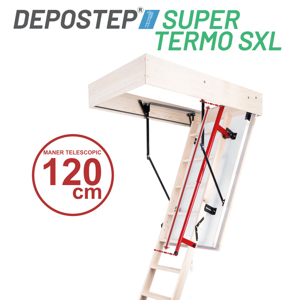 DEPOSTEP SUPER TERMO SXL scara pod din lemn supertermoizolata [4]