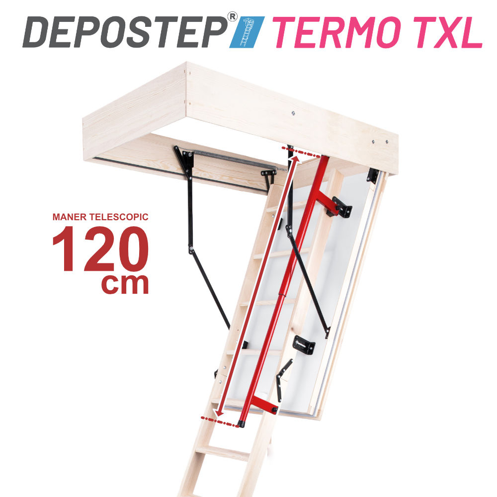 DEPOSTEP TERMO TXL scara pod din lemn pentru incaperi de pana la 330cm [4]