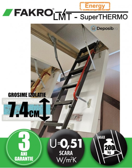 Scara pod termoizolata metal Fakro LMT Super Thermo [4]