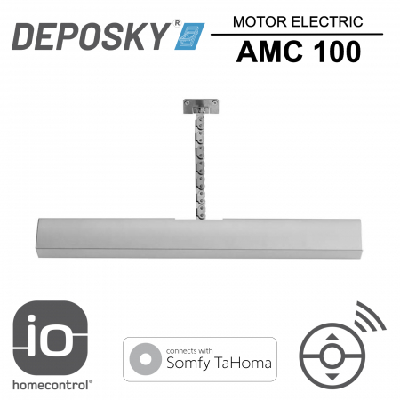 ACCESORII FERESTRE MANSARDA DEPOSKY - DEPOSKY AMC 100 deschizator electric pentru fereastra mansarda cu senzor de ploaie si telecomanda