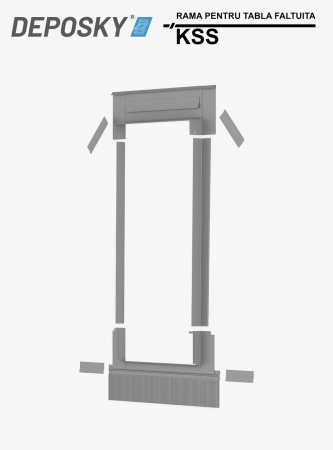 ACCESORII FERESTRE - DEPOSKY KSS rama etansare tabla faltuita cu click sau retropanel