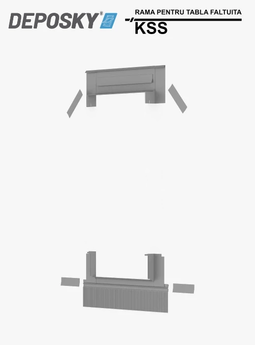 ACCESORII FERESTRE - DEPOSKY KSS rama etansare tabla faltuita cu click sau retropanel