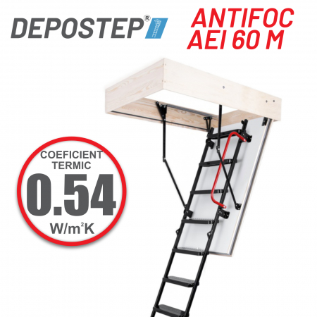 SCARI POD - DEPOSTEP ANTIFOC AEI 60 M scara rezistenta la foc