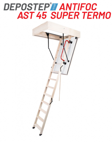 DEPOSTEP AST 45SUPER TERMO scara pod din lemn rezisntenta la foc [1]