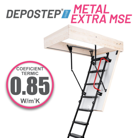 DEPOSTEP METAL EXTRA MSE scara pod pliabila metalica
