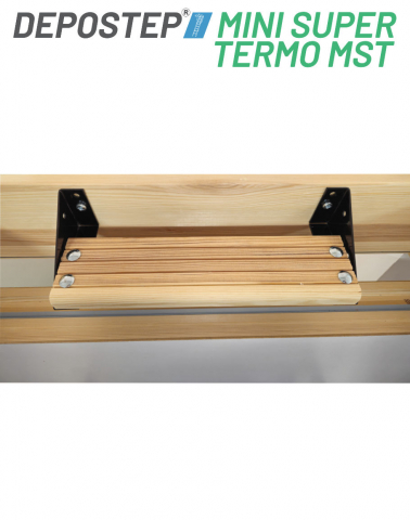 DEPOSTEP MINI SUPER TERMO MST scara pod metalica cu trepte din lemn [3]