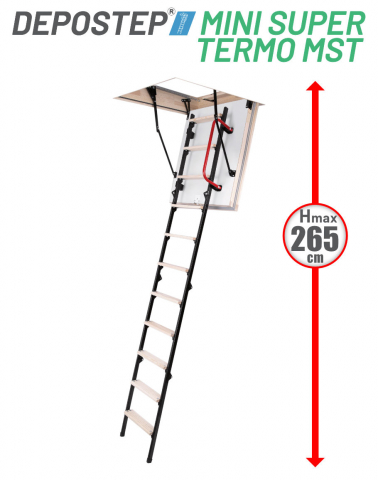 DEPOSTEP MINI SUPER TERMO MST scara pod metalica cu trepte din lemn [1]