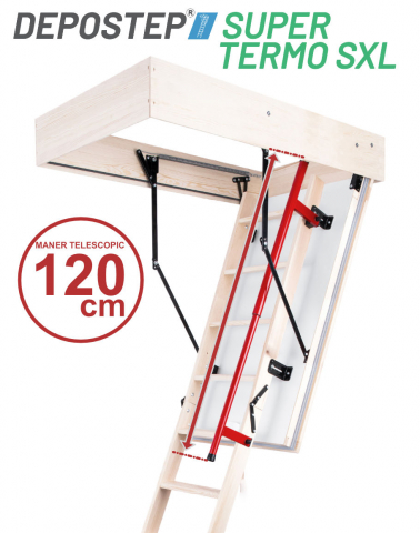 DEPOSTEP SUPER TERMO SXL scara pod din lemn supertermoizolata [2]