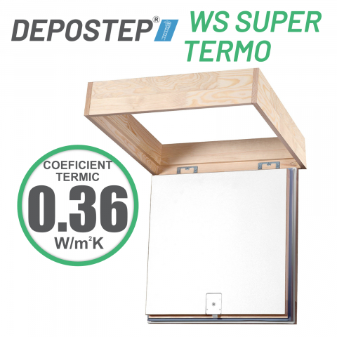 Usi vizitare super-termoizolatoare - DEPOSTEL WS SUPER TERMO - usa vizitare tavan super termoizolatoare