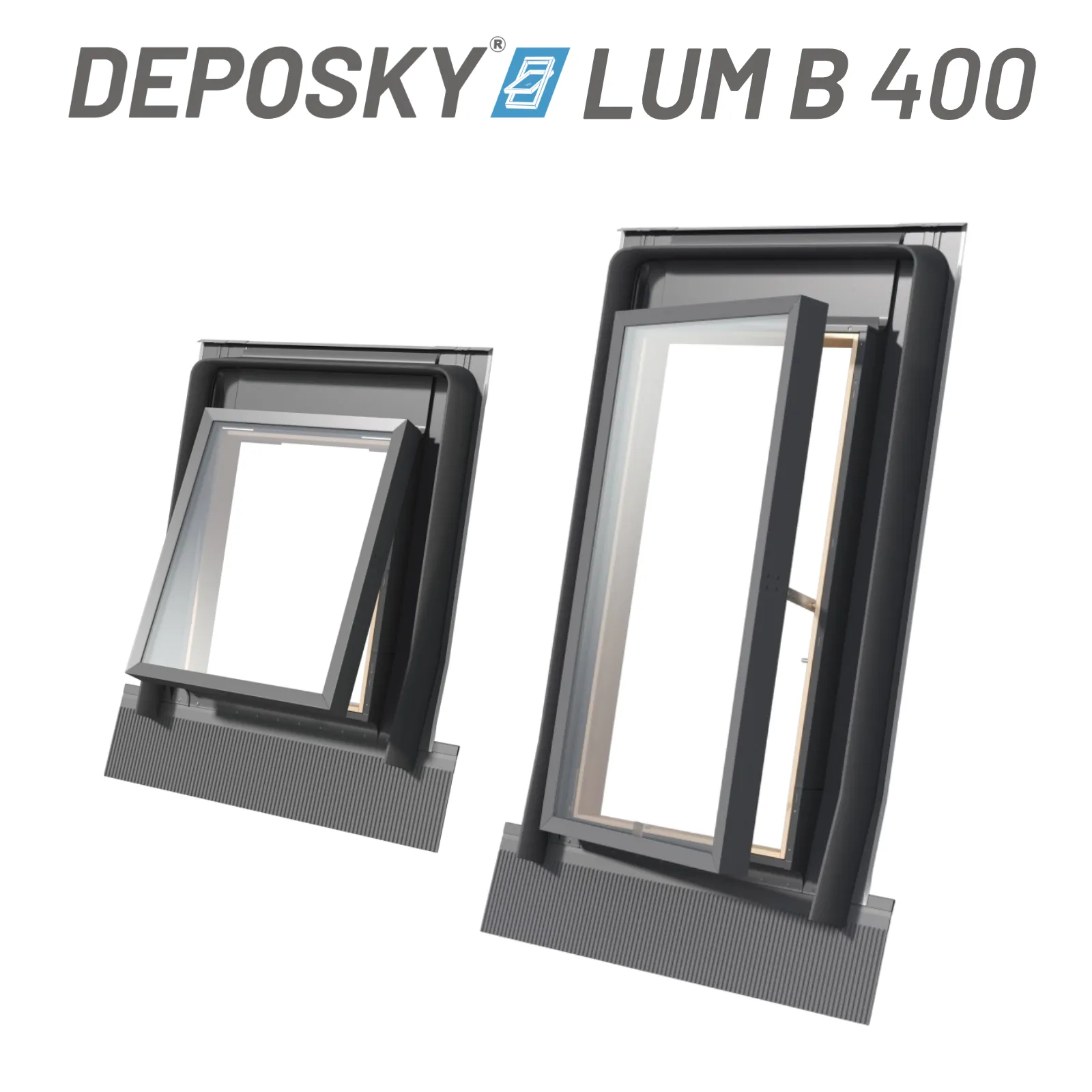 Luminatoare pod dubla deschidere - Luminator acoperis DEPOSKY LUM B400 | deschidere dubla