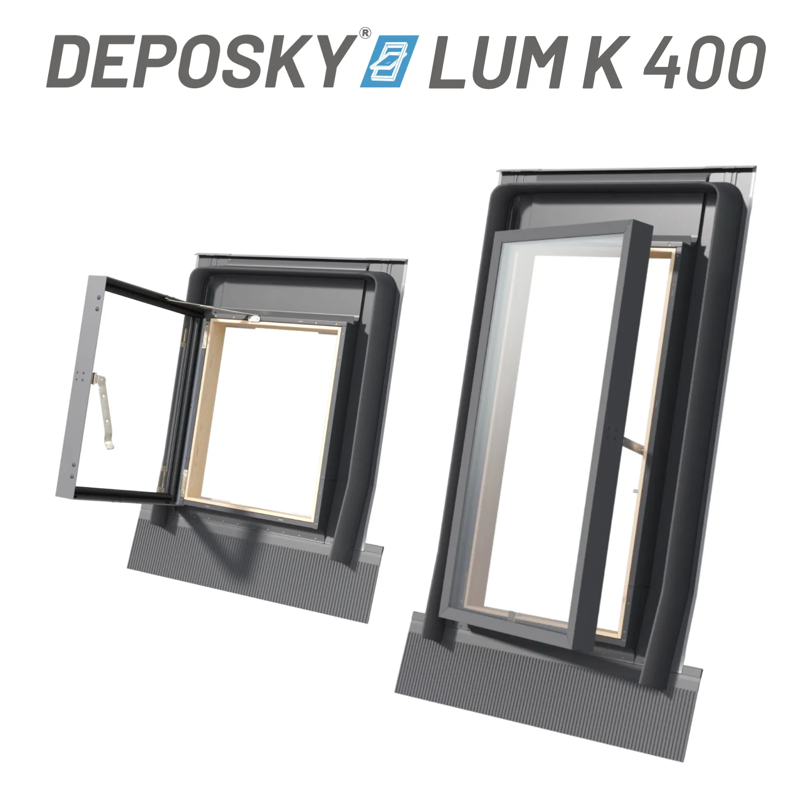 Luminatoare pod deschidere laterala - luminator-acoperis-deposky-lum-k-400