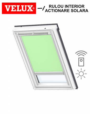 ACCESORII FERESTRE - Rulou interior opac Velux DSL cu actionare electrica -motor solar
