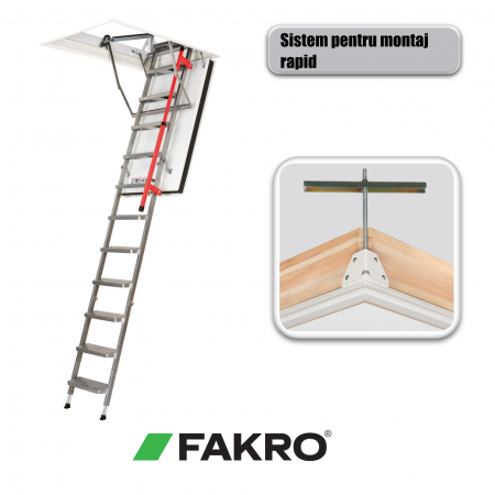 Scara pod rezistenta la foc 120 min Fakro LMF [2]