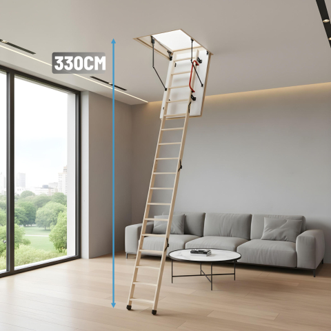 Scara Pod DEPOSTEP ANTIFOC A 45L H330 din lemn, rezistenta la foc 45 de minute [1]