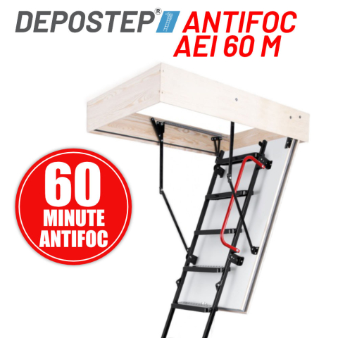 SCARI POD ANTIFOC - DEPOSTEP ANTIFOC AEI 60 M scara rezistenta la foc