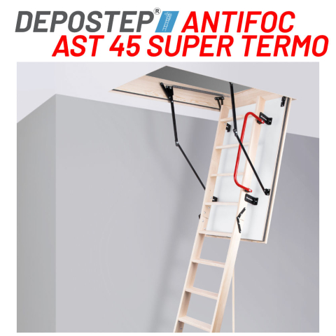 DEPOSTEP AST 45SUPER TERMO scara pod din lemn rezisntenta la foc [3]