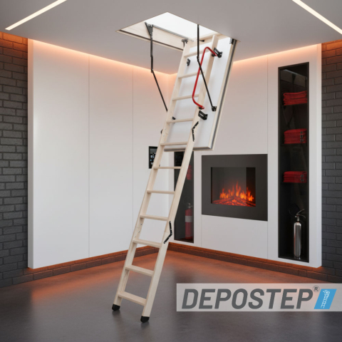 DEPOSTEP AST 45SUPER TERMO scara pod din lemn rezisntenta la foc [4]