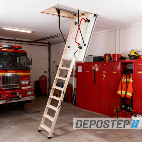 DEPOSTEP AST 45SUPER TERMO scara pod din lemn rezisntenta la foc [1]