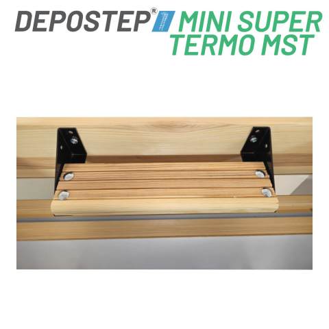 DEPOSTEP MINI SUPER TERMO MST scara pod metalica cu trepte din lemn [3]