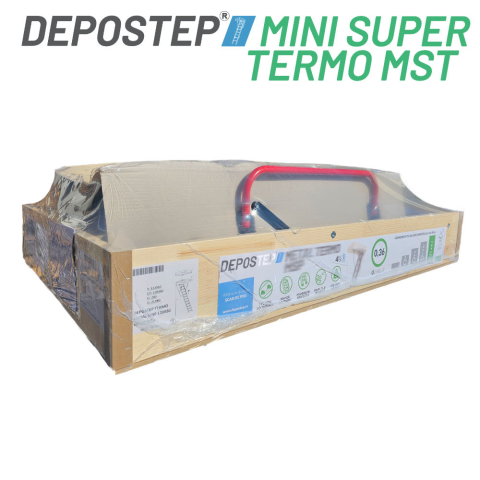 DEPOSTEP MINI SUPER TERMO MST scara pod metalica cu trepte din lemn [5]