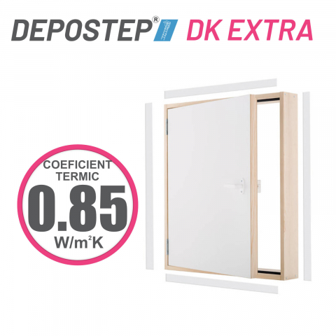 Usi vizitare antifoc - Usa vizitare perete DEPOSTEP DK EXTRA termoizolatoare
