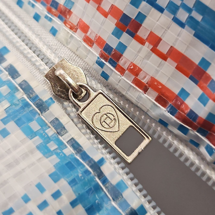 2 sacose rafie mari, cu fermoar, 60X60X20, albastru [3]