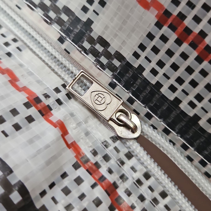 2 sacose rafie mari, cu fermoar, 60X60X20, negru [3]