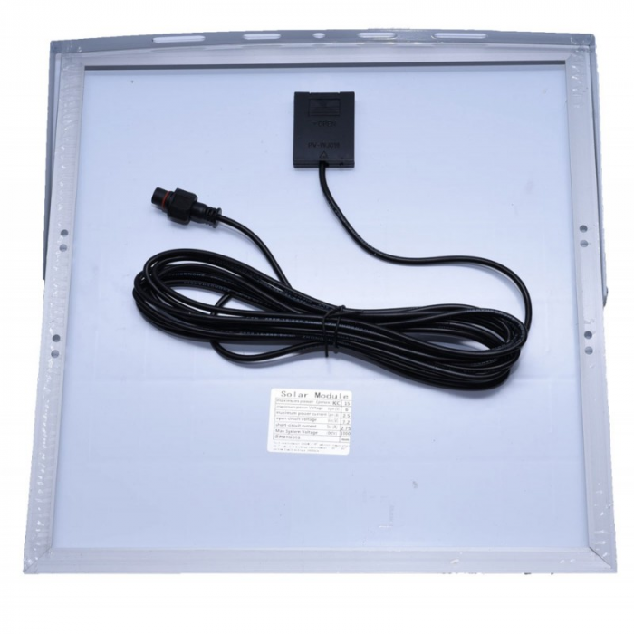 Proiector 100W cu panou solar si telecomanda [3]
