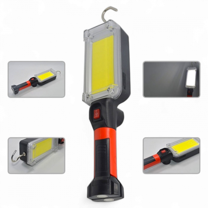 Lanterna 20W, 700lum, prindere cu magnet, prindere tip clema, LED [2]