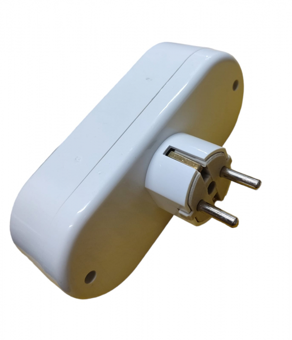 Adaptor stecher, cu inele de ceramica, cu 3 prize [3]