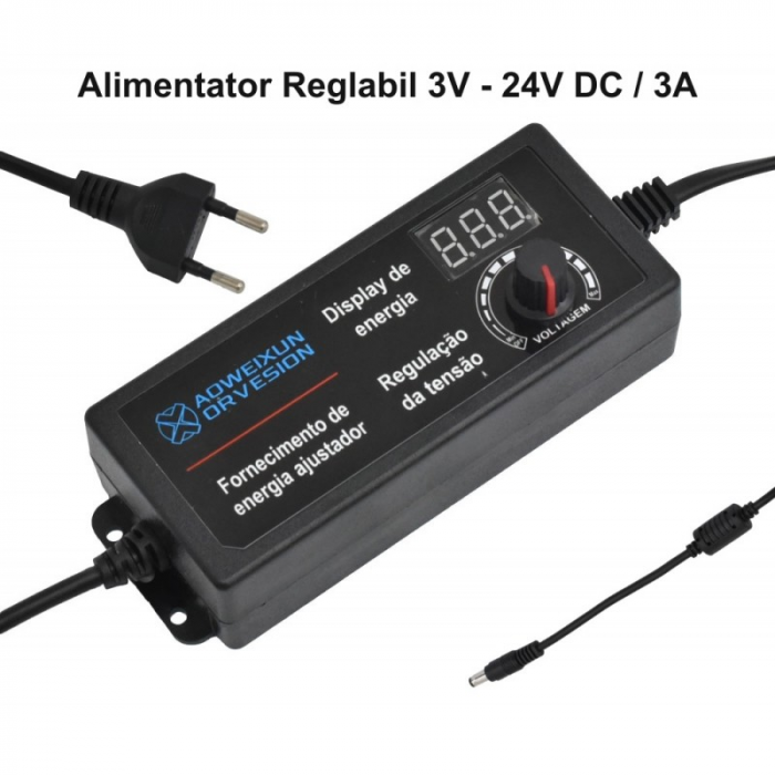 Alimentator reglabil 3V-24V DC / 3A [1]