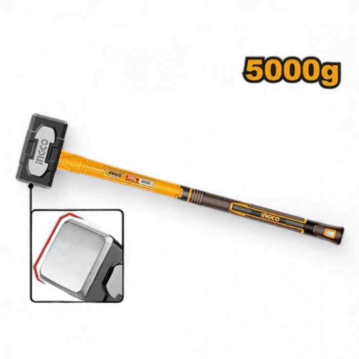 Baros forjat, 5Kg, cu maner din fibra [1]