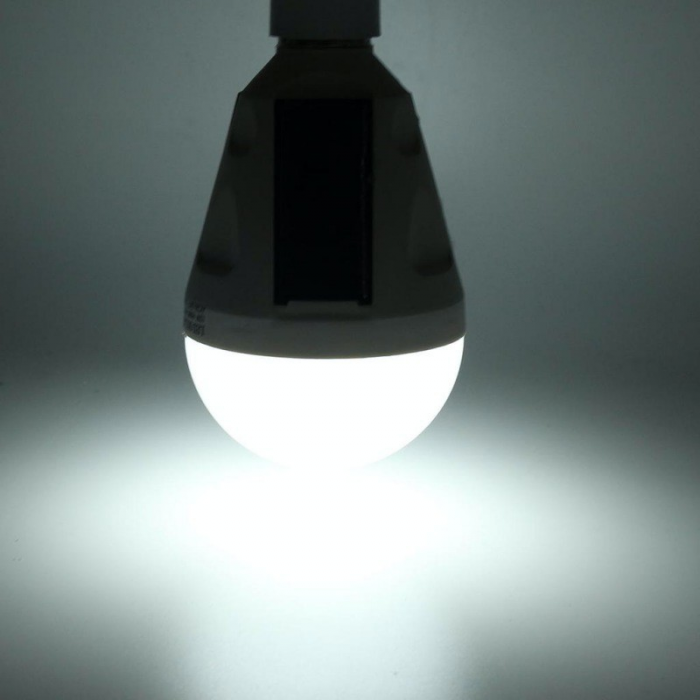 Bec LED 7W cu incarcare solara+ DC 5V [2]