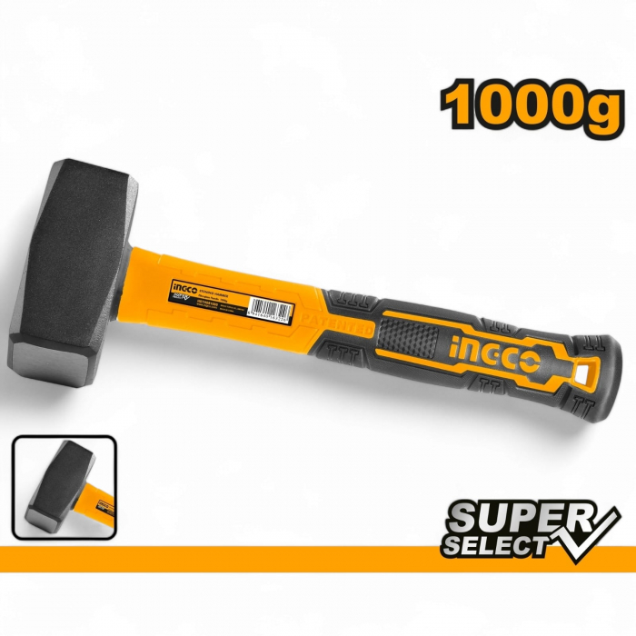 Ciocan drept cu maner fibra de sticla 1 Kg [1]