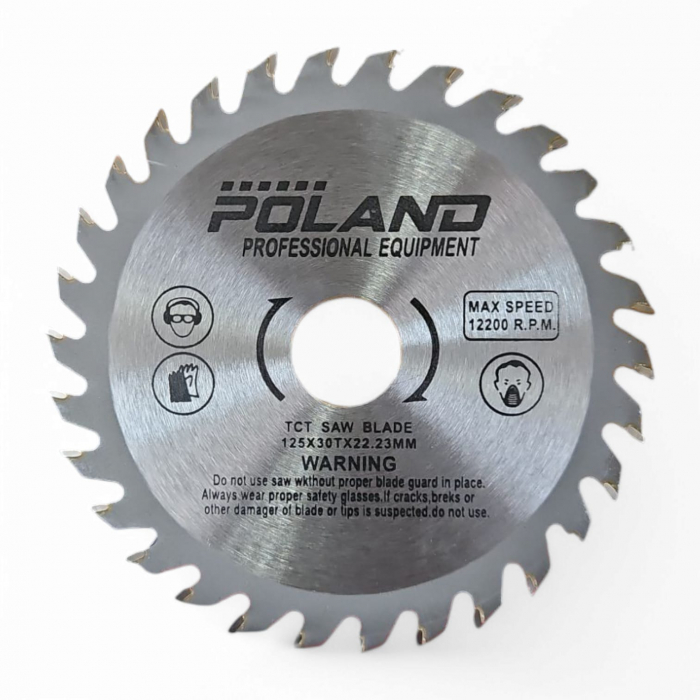 Disc cu videa pentru lemn 125mm, 22.2mm, 30T [1]