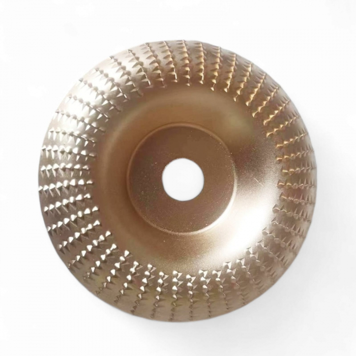 Disc otel, slefuit lemn, pentru polizor unghiular, flex, rotund, bombat ,22.2mm, 115mm [2]