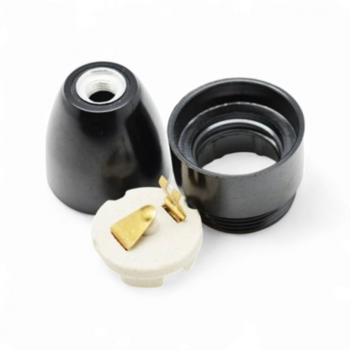 Dulie E27 de bachelita cu ceramica [2]