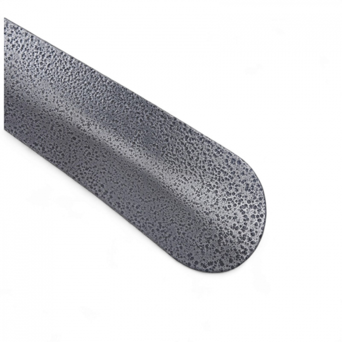 Incaltator metalic, lung, 48 cm, pentru pantofi, argintiu [2]