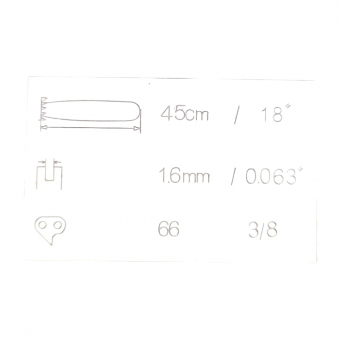 Lama drujba, motofierastrau, 33D,3/8'',1.6mm [4]