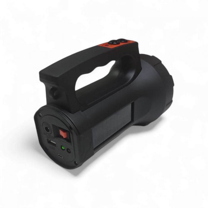 Lanterna mare, 5W, cu incarcare 220 V, incarcare solara, 4 moduri de iluminare [4]