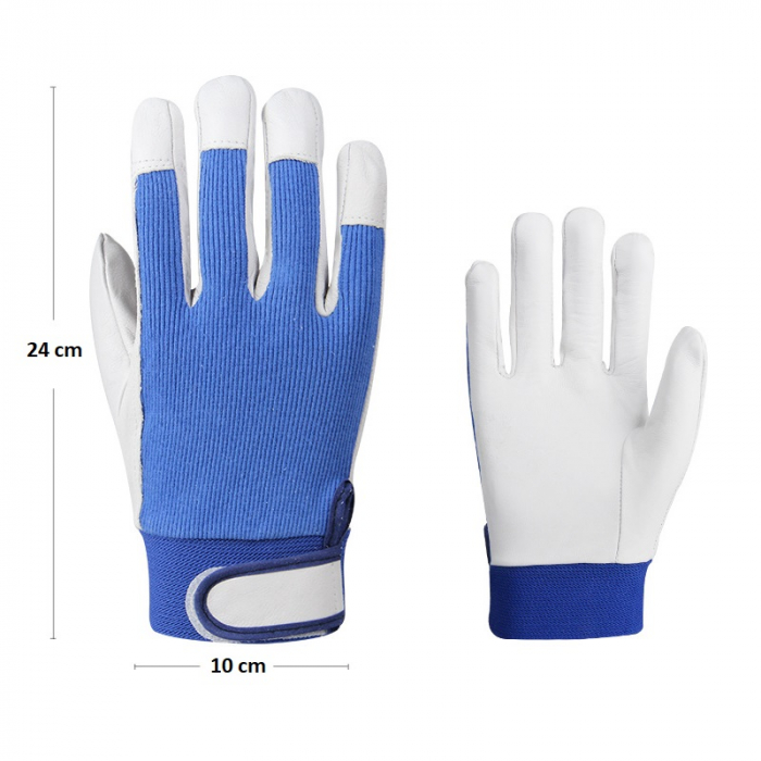 Manusi de protectie din piele si tricot [2]