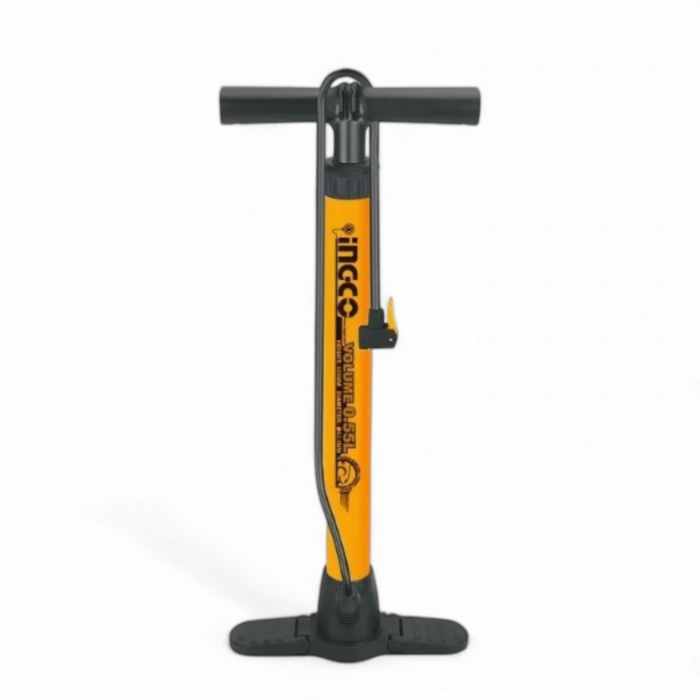 Pompa auto, manuala, cu tub din metal, 5.5bar, picioare rabatabile [2]